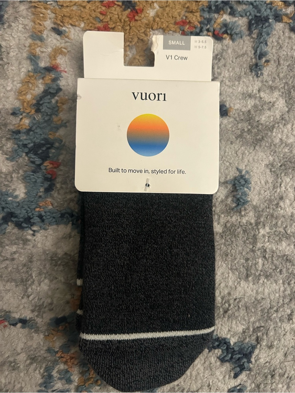 Vuori V1 Crew sock (NWT)